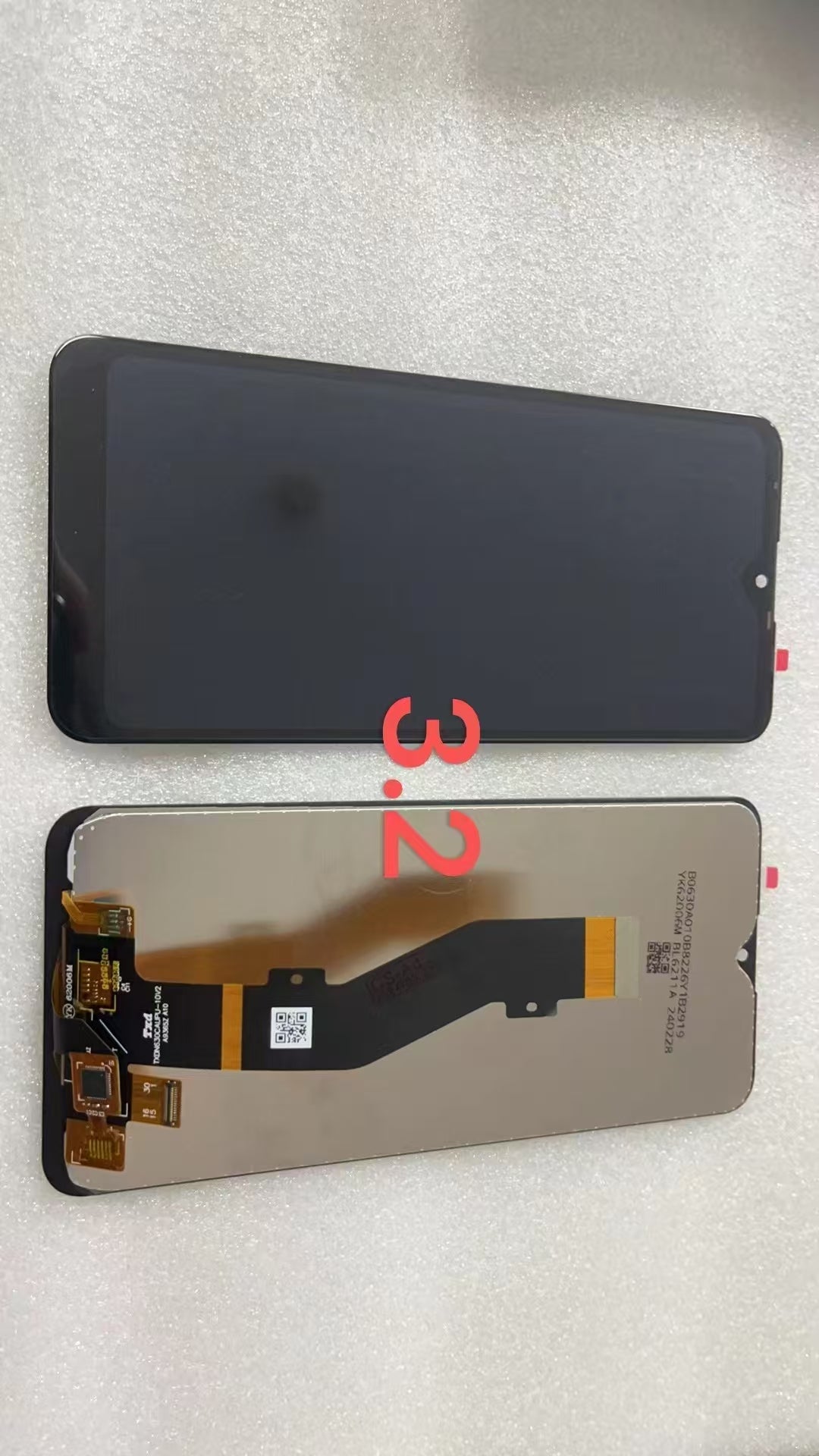 TFT LCD Screen for Nokia 3.2 with Digitizer Full Assembly (Black)