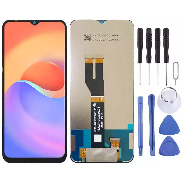 LCD Screen with Digitizer Full Assembly For ZTE Blade A52 Lite