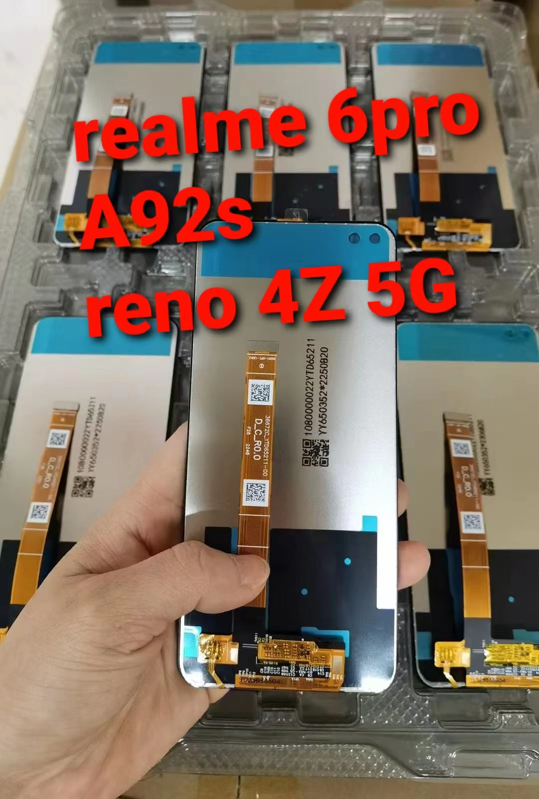 Brand New For OPPO Reno 4 Z 5G CPH2065 / A92S 5G/Realme6 pro LCD Touch Screen Digitizer
