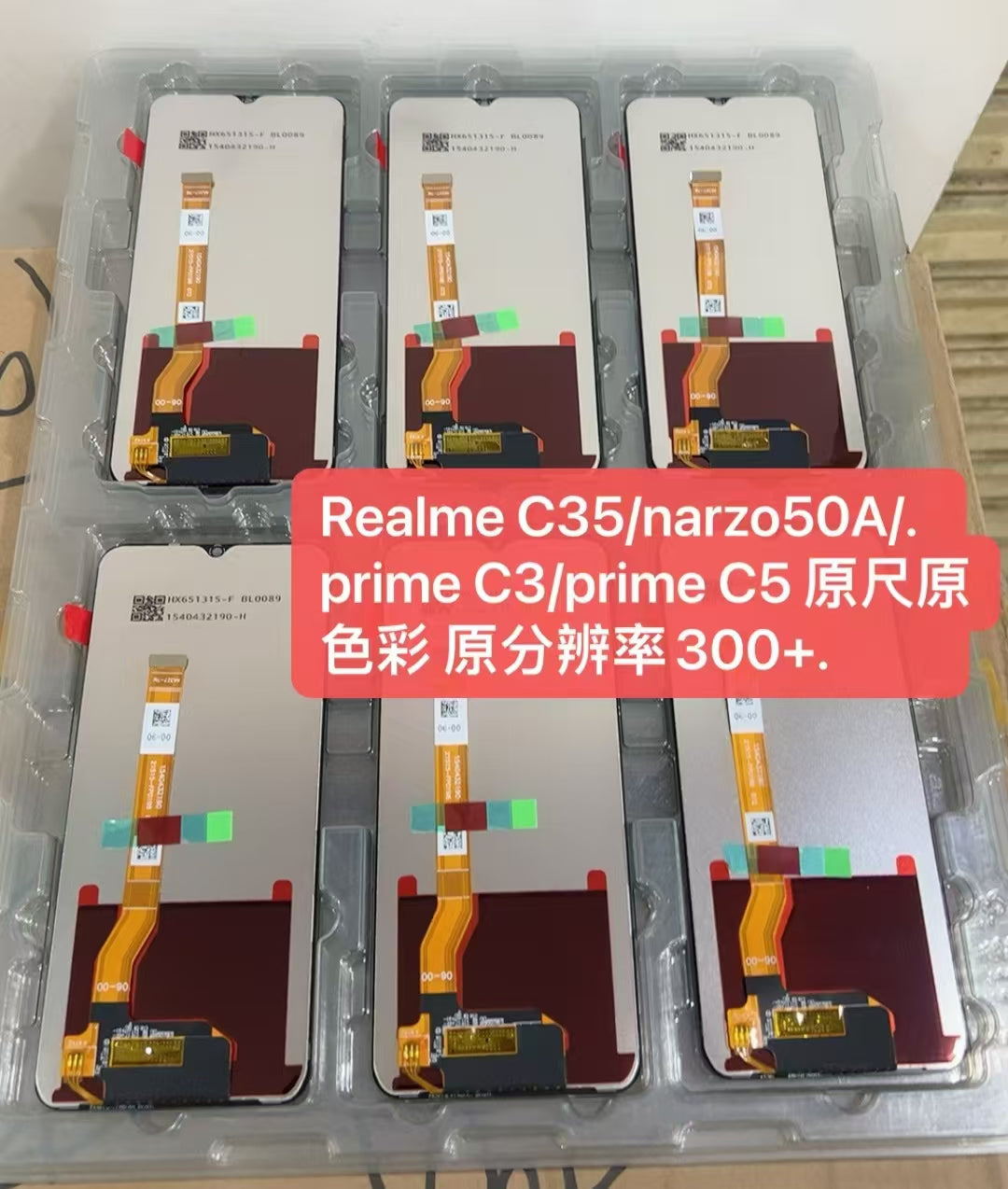 For Realme C35 LCD Display Touch Screen Digitizer Replacement Part