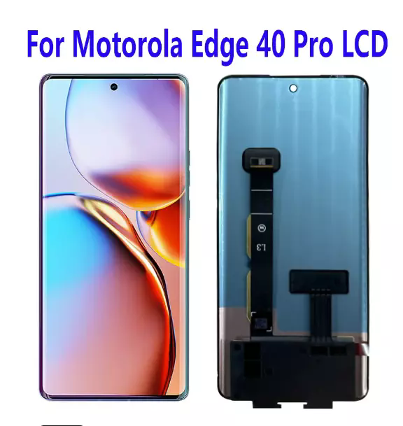 For Motorola Edge 40 Pro Original AMOLED LCD Screen with Digitizer Full Assembly