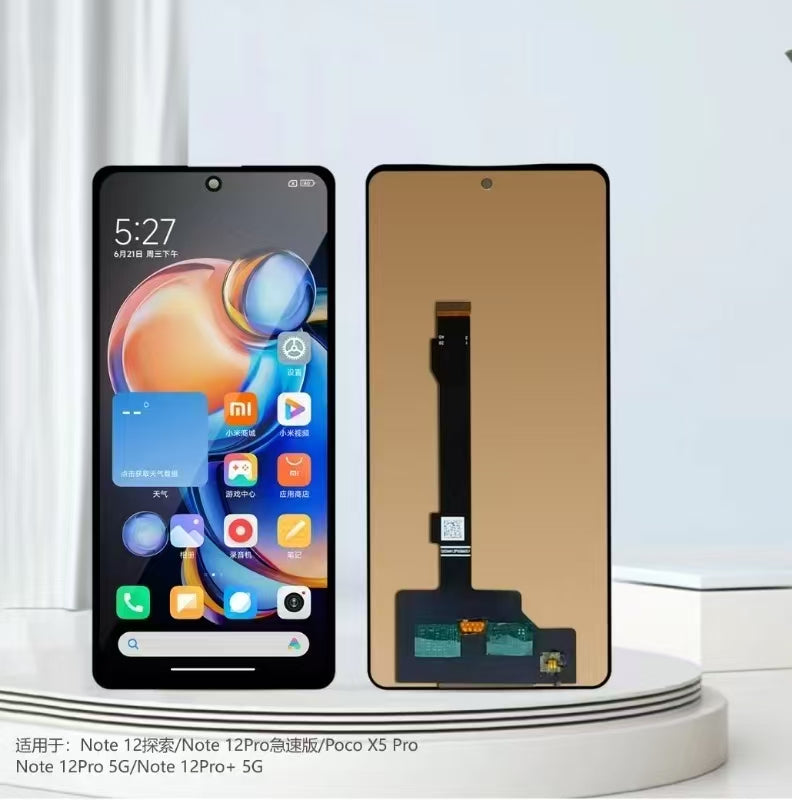 incell LCD For Xiaomi Redmi Note 12 Pro 5G Touch Screen Digitizer Display