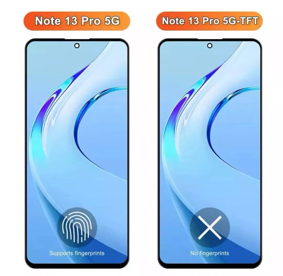 For Xiaomi Redmi Note 13 Pro 5G TFT 2312DRA50C,2312CRAD3C,LCD Display Screen no fingerprint