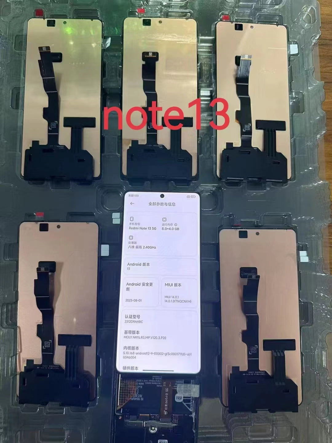 original lcd For Xiaomi Redmi Note 13 5G LCD Display Touch Screen Digitizer Replacement