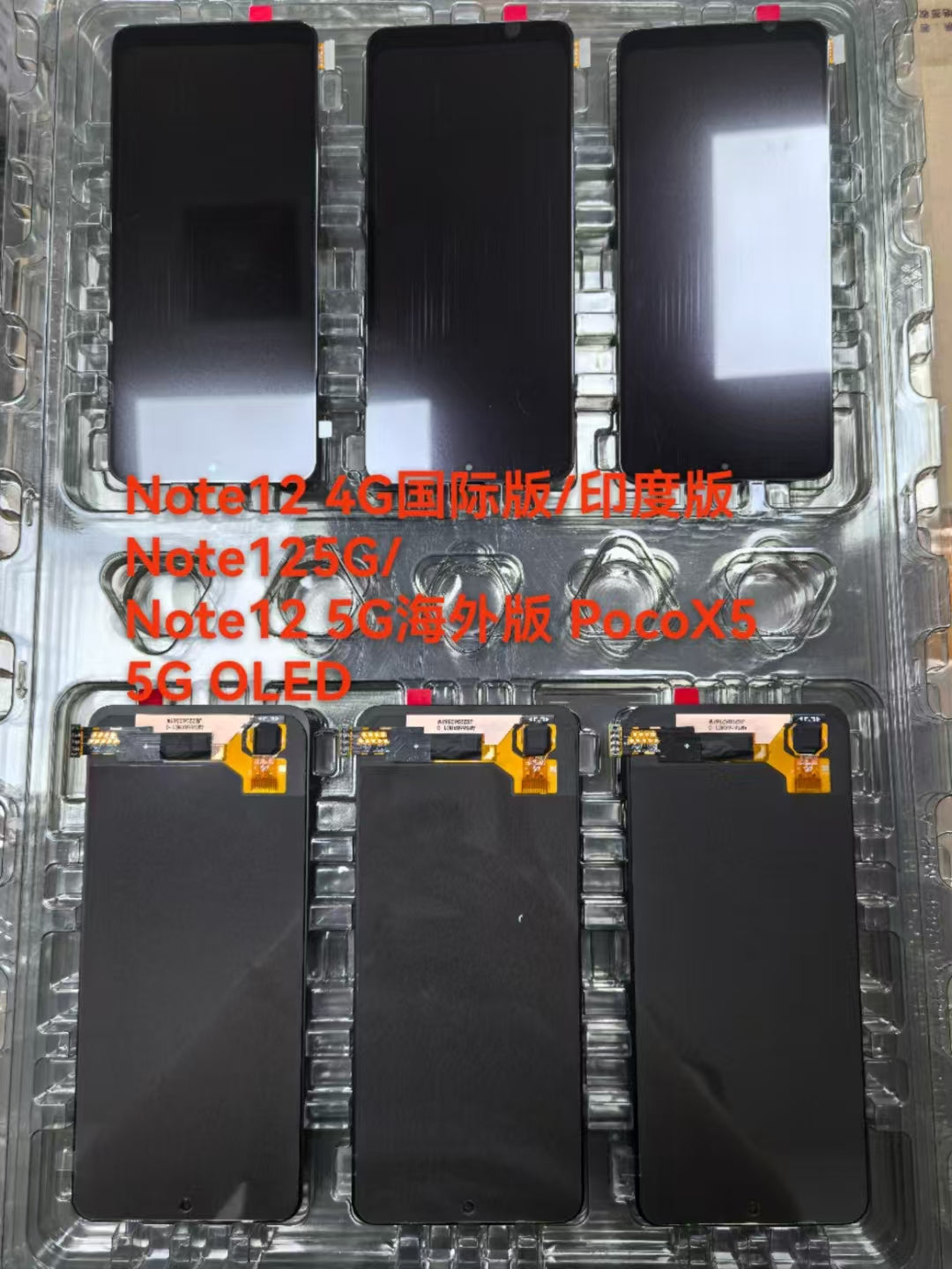 For Xiaomi Redmi Note 12 5G/ Poco X5 5G LCD Display Touch Screen Assembly