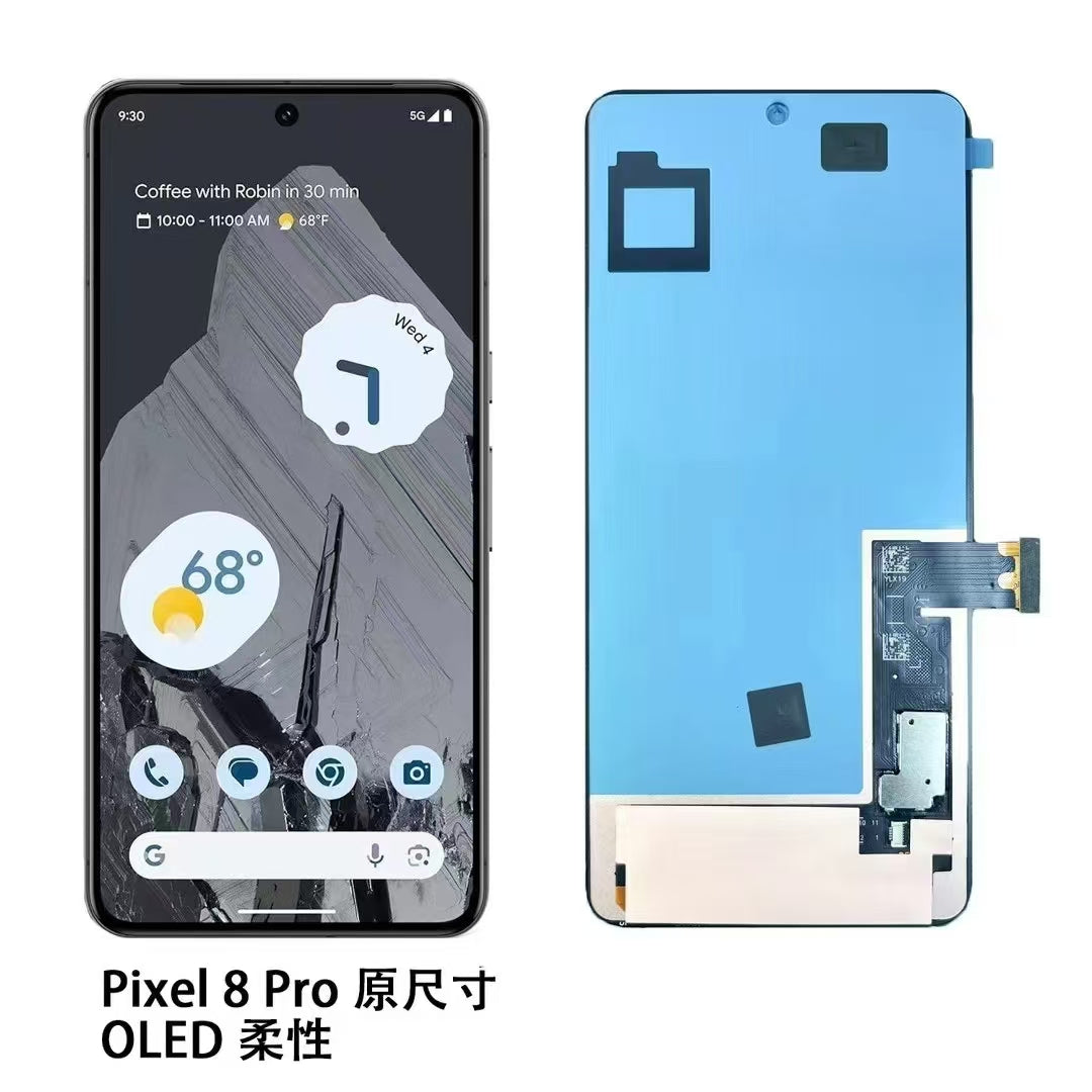OLED For Google Pixel 8 Pro GC3VE LCD Display Touch Screen Replacement