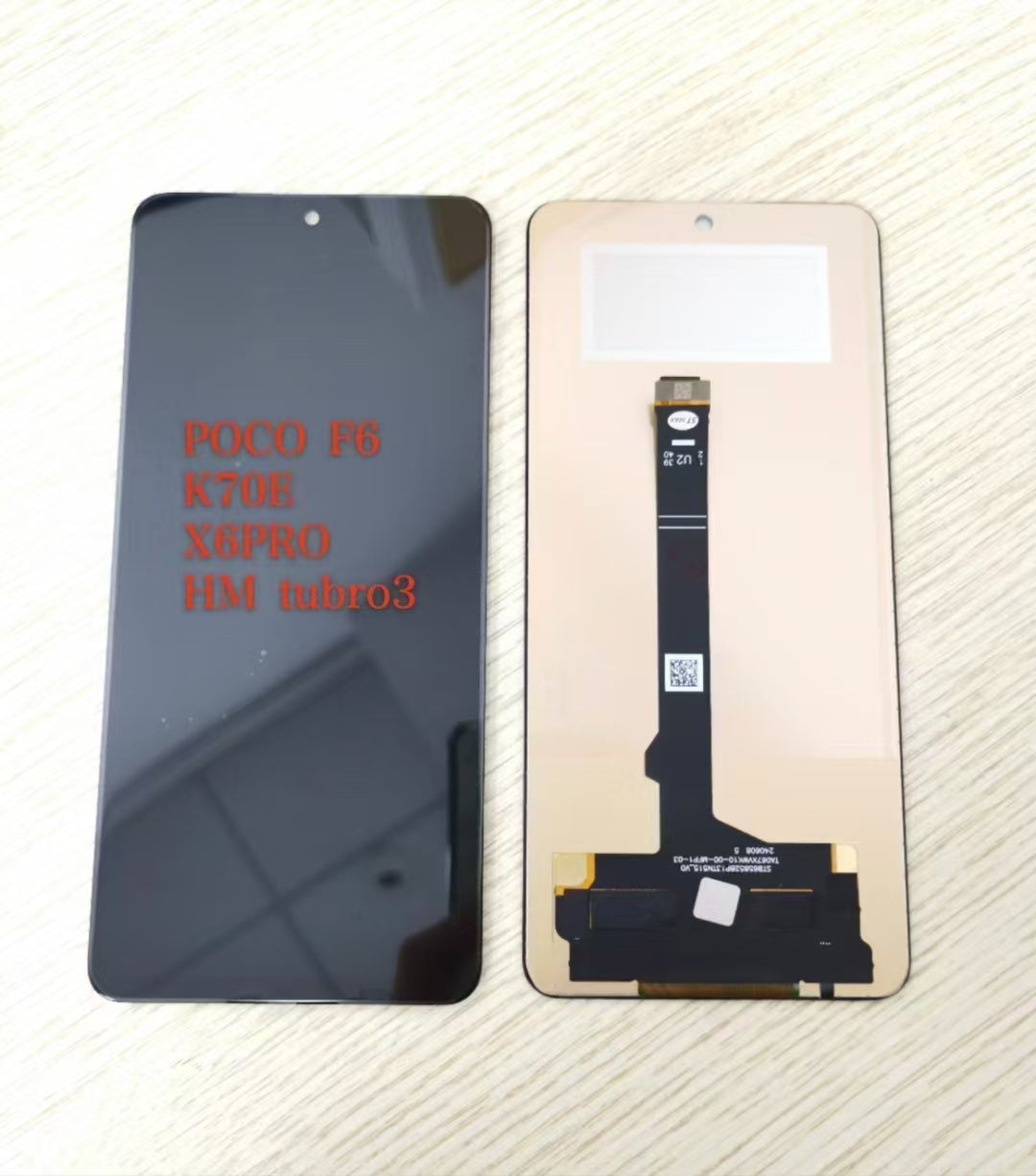LCD Display Touch Screen Digitizer Assemly Black For Xiaomi Poco X6 Pro TFT