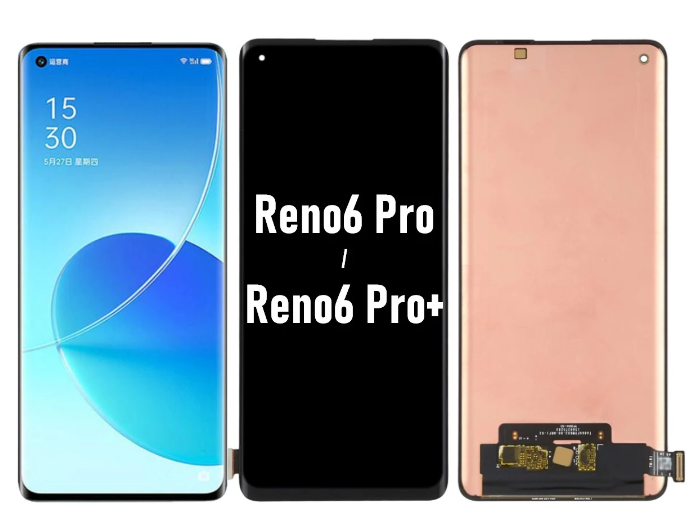 amodel LCD Screen and Digitizer Full Assembly for OPPO Reno6 Pro 5G / Reno6 Pro+ 5G