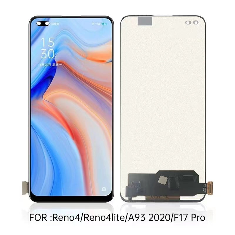 TFT LCD for OPPO RENO4 5G CPH2091 BLACK SCREEN LCD GLASS + TOUCH SCREEN DISPLAY No Fingerprint