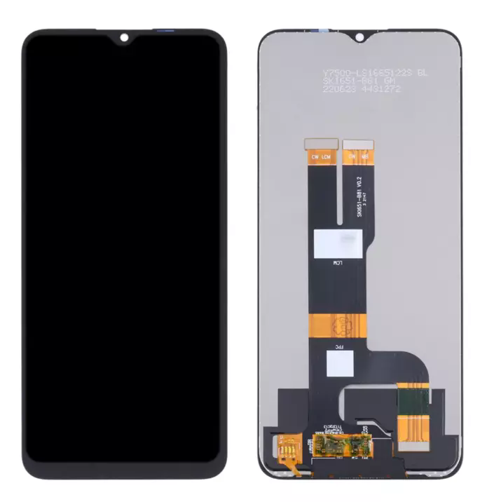 For Vivo Y02 LCD Display Touch Screen Replacement Digitizer Assembly Black
