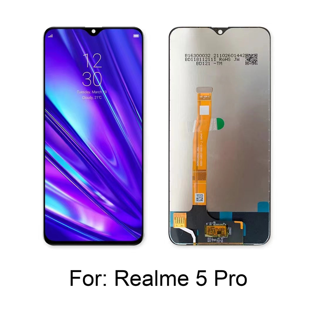 For OPPO Realme 5 Pro/ Realme Q LCD Display Touch Screen Digitizer Glass