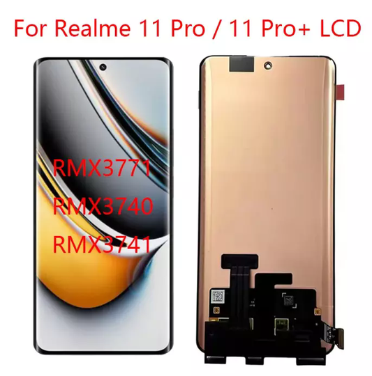 For Realme 11 Pro Plus RMX3771 RMX3740 RMX3741 LCD Display Touch Screen Digitize