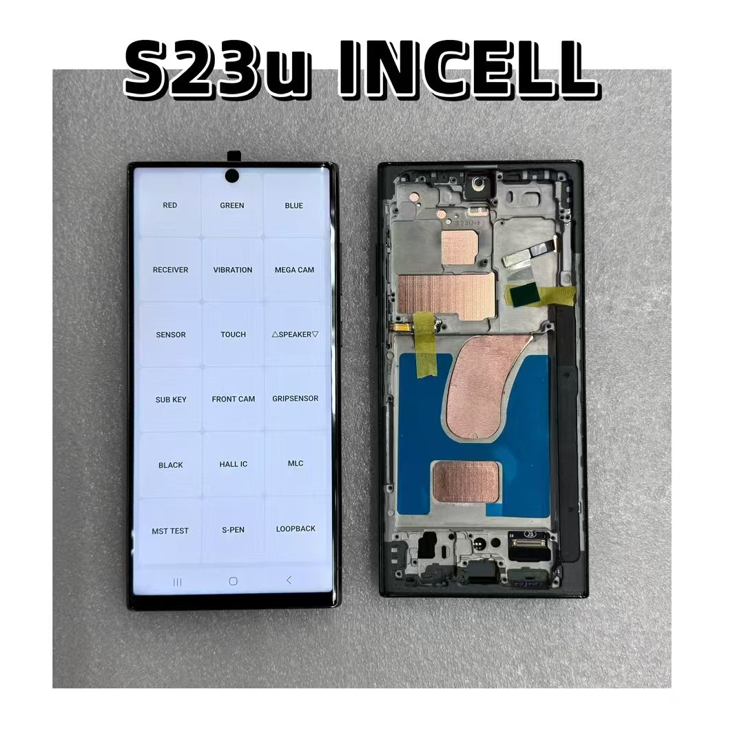 Incell For Samsung Galaxy S23 Ultra 5G S918U/W LCD Display Screen Replacement