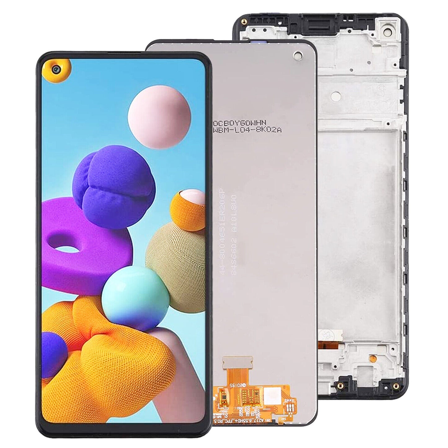 For Samsung A21S SM-A217F Touch Screen LCD Display Digitizer with Frame