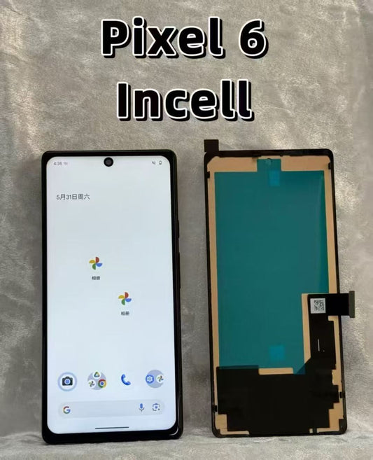 For Google Pixel 6 Incell LCD Display with Frame Unit Touch Repair