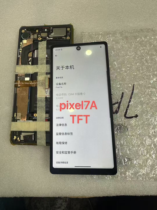 Incell TFT For Google Pixel 7a LCD Display Screen Replacement Digitizer Frame