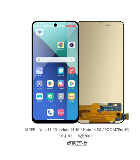For Xiaomi Redmi Note 13 4G 23129RAA4G,23124RA7EO TFT LCD Screen Without Finger scan